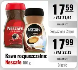 Eurocash Kawa rozpuszczalna: Nescafe Classic oferta