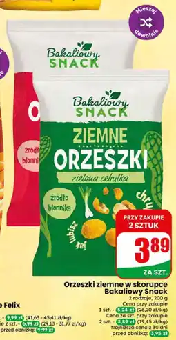 Dino Orzeszki ziemne w skorupce Bakaliowy Snack oferta
