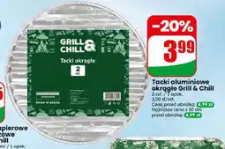 Dino Tacki aluminiowe okrągłe Grill & Chill oferta