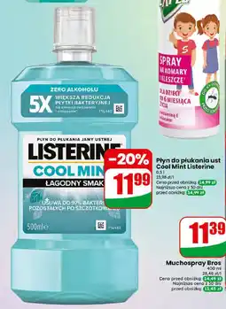 Dino Płyn do płukania ust Cool Mint Listerine oferta
