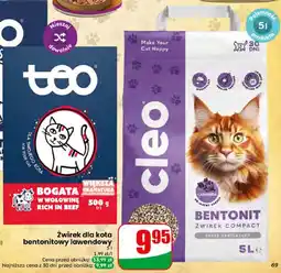 Dino Żwirek dla kota bentonitowy lawendowy Cleo oferta