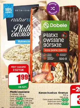 Dino Płatki owsiane Natura / Dobele oferta