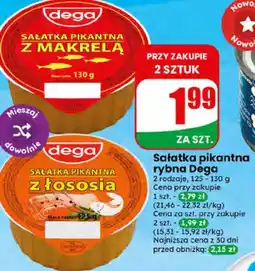 Dino Sałatka pikantna rybna Dega oferta