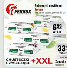 Eurocash Ściereczki nawilżane: Ferrox oferta