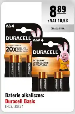 Eurocash Baterie alkaliczne: Duracell Basic oferta