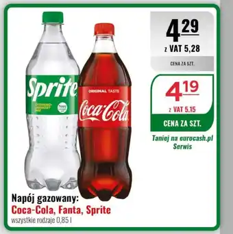 Napój gazowany: Coca-Cola, Fanta, Sprite