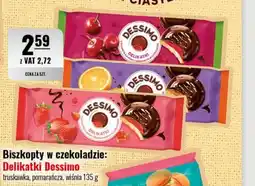 Eurocash Biszkopty w czekoladzie: Delikatki Dessimo truskawka, pomarańcza, wiśnia oferta