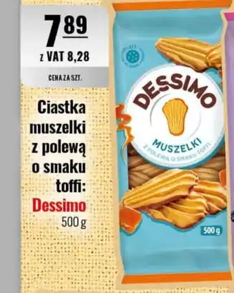 Eurocash Ciastka muszelki z polewą o smaku toffi: Dessimo oferta