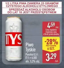 ALDI Tyskie Piwo oferta
