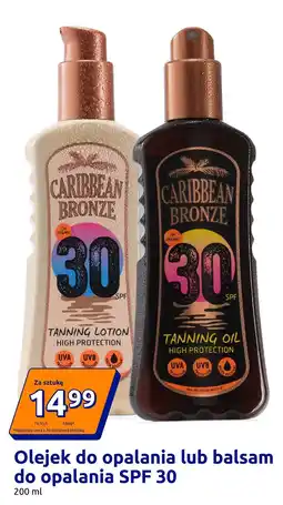 Action Caribbean Bronze Olejek do opalania lub balsam do opalania SPF 30 oferta