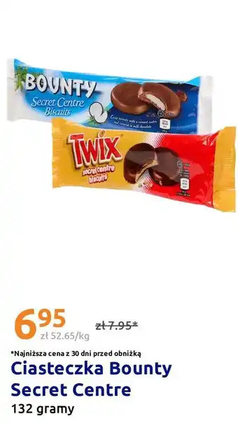 Action Ciasteczka Bounty Secret Centre oferta