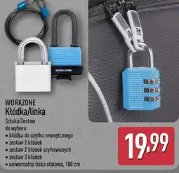 ALDI Workzone Kłódka/linka oferta