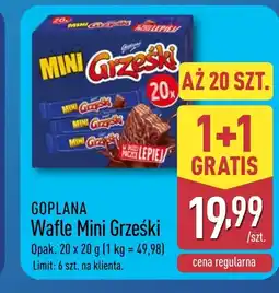 ALDI Goplana Wafle Mini Grześki oferta