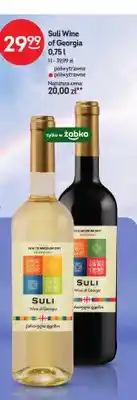 Żabka Wino czerwone półwytrawne Suli Saperavi oferta