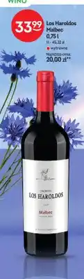 Żabka Wino czerwone Los Haroldos Malbec wytrawne oferta