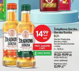 Żabka Likier Żołądkowa Gorzka z miętą oferta