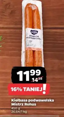 Netto Kiełbasa podwawelska Mistrz Rohus oferta