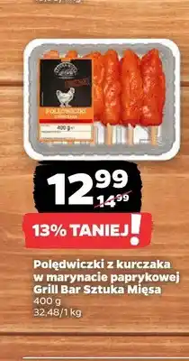 Netto Polędwiczki z kurczaka w marynacie paprykowej Grill Bar Sztuka Mięsa oferta