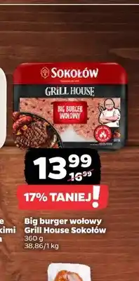Netto Big burger wołowy Grill House Sokołów oferta