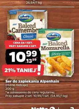 Netto Ser do zapiekania Baked Camembert Classic Alpenhain oferta