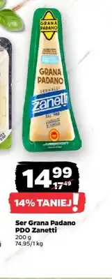 Netto Ser Grana Padano PDO Zanetti oferta
