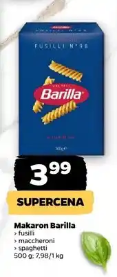 Netto Makaron Barilla fusilli oferta