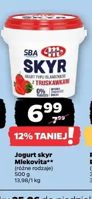 Netto Jogurt skyr Mlekovita truskawkowy oferta