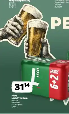 Netto Piwo Lech Premium 8-pak oferta