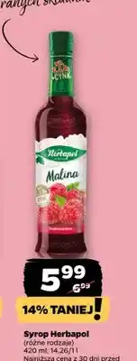 Netto Syrop Herbapol Malina oferta