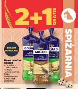 Netto Makaron nitka z 4 jaj kury zielononóżki Goliard oferta