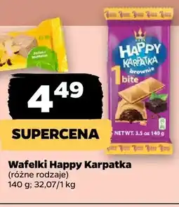 Netto Wafelki Happy Karpatka brownie oferta