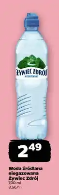 Netto Woda źródlana niegazowana Żywiec Zdrój oferta