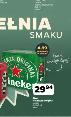Netto Piwo Heineken Original 6-pak oferta