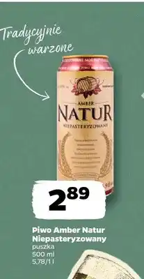Netto Piwo Amber Natur Niepasteryzowane oferta
