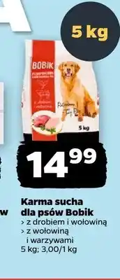 Netto Karma sucha dla psów Bobik z drobiem i wołowiną oferta