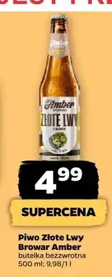 Netto Piwo Złote Lwy Browar Amber oferta