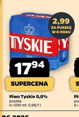 Netto Piwo bezalkoholowe Tyskie 6-pak oferta