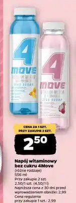 Netto Napój witaminowy bez cukru 4Move Magnesium oferta