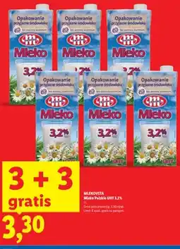 Lidl Mleko Polskie UHT 3,2% Mlekovita oferta