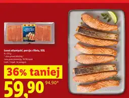 Lidl Łosoś atlantycki porcje z fileta XXL Targ Rybny Lidla oferta