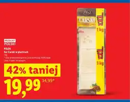 Lidl Ser Carski w plastrach Pilos oferta