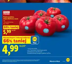 Lidl Polskie pomidory Jedyne Malinowe luzem oferta