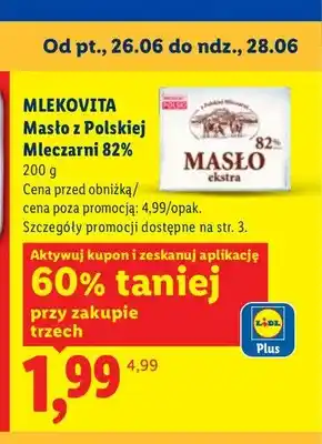 Masło z Polskiej Mleczarni 82% Mlekovita