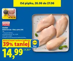 Lidl Filety z piersi kurczaka Rzeźnik XXL oferta
