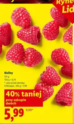 Lidl Maliny oferta