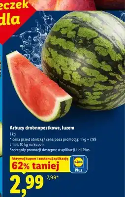 Lidl Arbuzy drobnopestkowe luzem oferta