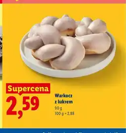 Lidl Warkocz z lukrem Cukiernia Lidla oferta