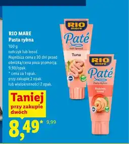Lidl Pasta rybna z tuńczyka Rio Mare Paté oferta