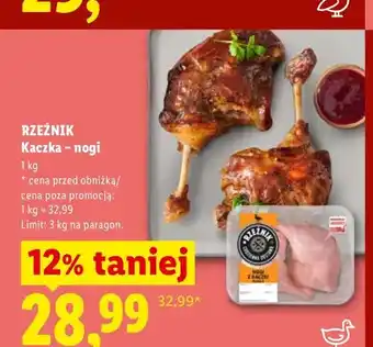 Lidl Kaczka nogi Rzeźnik oferta