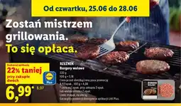 Lidl Burgery wołowe Rzeźnik oferta